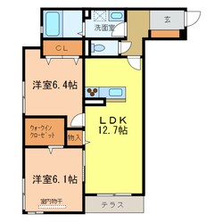 シャーメゾン　レグルスの物件間取画像